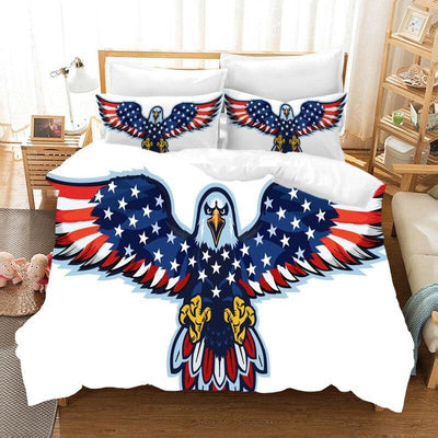 Set Letto Bandiera Americana Vintage