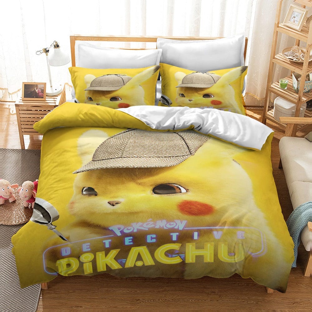 Set Letto Matrimoniale Pikachu