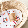 Coperta Per Neonati Multicolore Arcobaleno Bianco