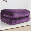 Coperta In Pile Viola Plaid Viola